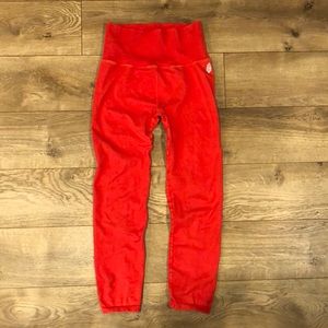 Free people High-Rise 7/8 Length Good Karma Leggings. Worn twice.